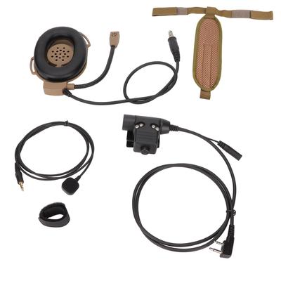 Căști Militare Cască Motocicletă cu U94 PTT Microfon de Deget pentru Icom V8 V80 V82