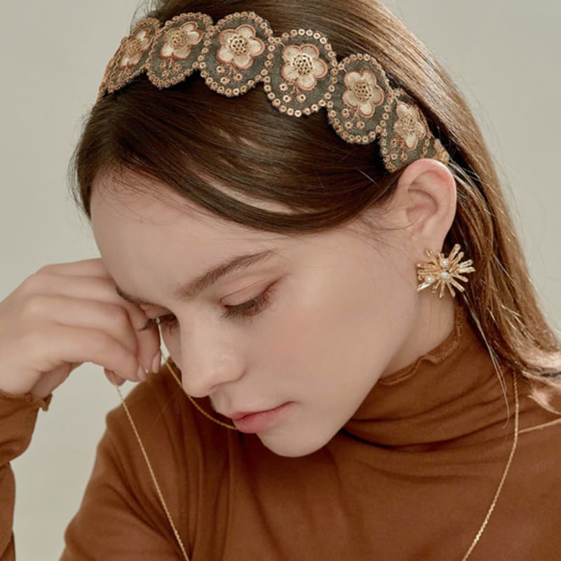 BESTY Romantic Peony Hairband