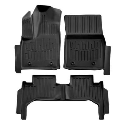 Tapis De Sol 3D Toyota Land Cruiser 300, Caoutchouc Premium, Résistant À L'eau, Sur Mesure