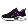 Autumn and Winter Women's Shoes Black Velvet Sports Shoes Casual Running Soft Sole Light Travel Shoes Single Shoes