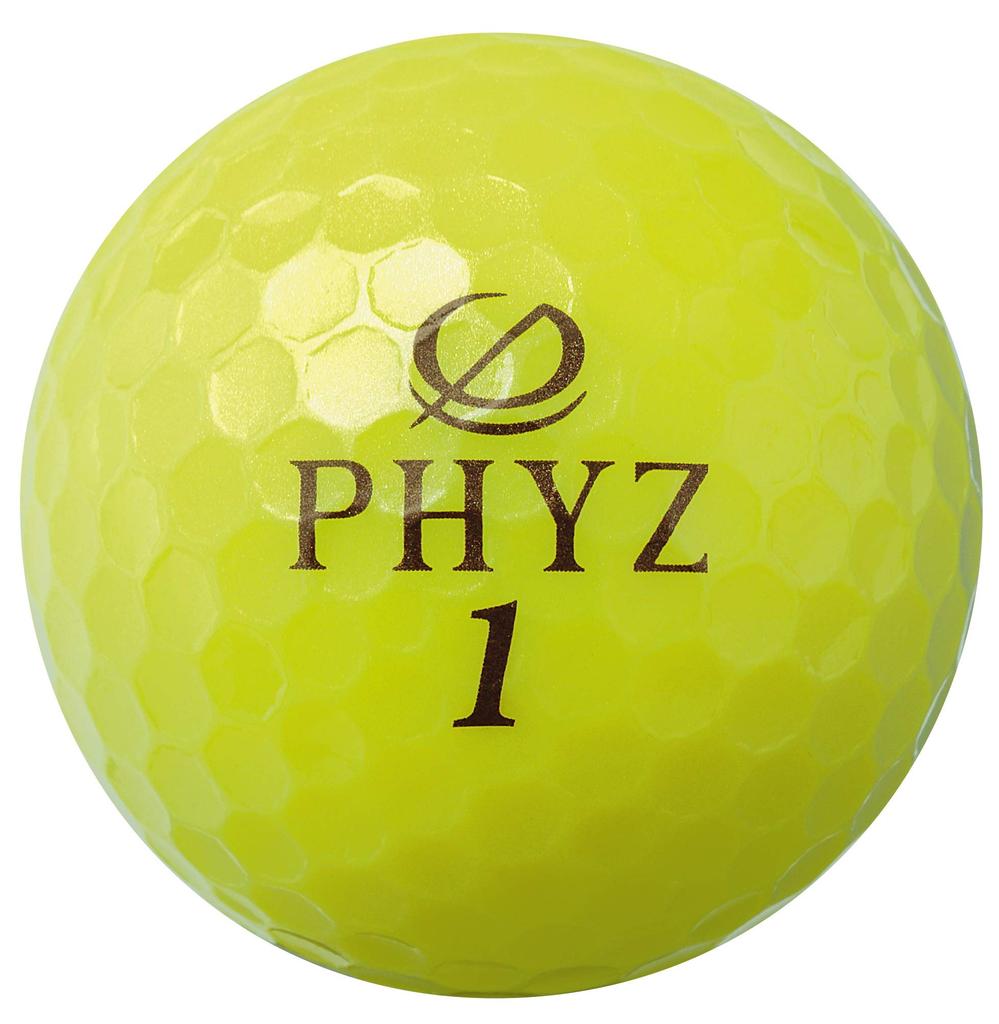 BRIDGESTONE 19PHYZ Yellow Golf Balls, Pack of 12