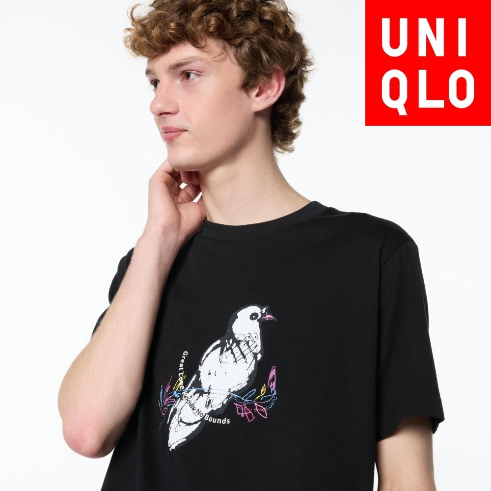 

Футболка Uniqlo Peace For All с коротким рукавом и принтом Хан Мэйлин 09 BLACK/UNISEX XS