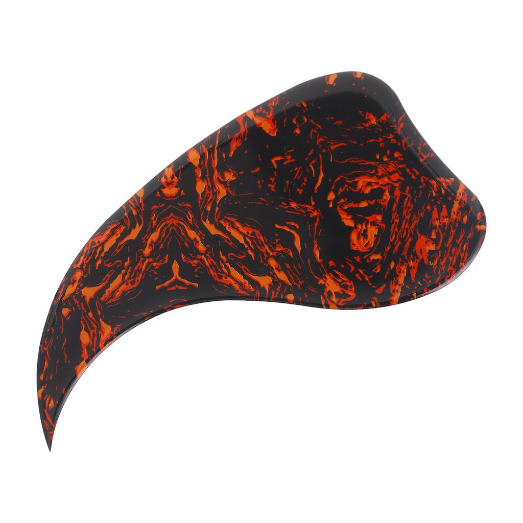 Guitar Pickguard Self Adhesive Comma Shaped PVC Decorative Acoustic Guitar Accessories for Guitarist