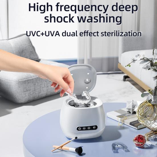 Ultrasonic Brace Cleaning Machine 4-Cycle Cleaning 45Khz Power Uv Lamps