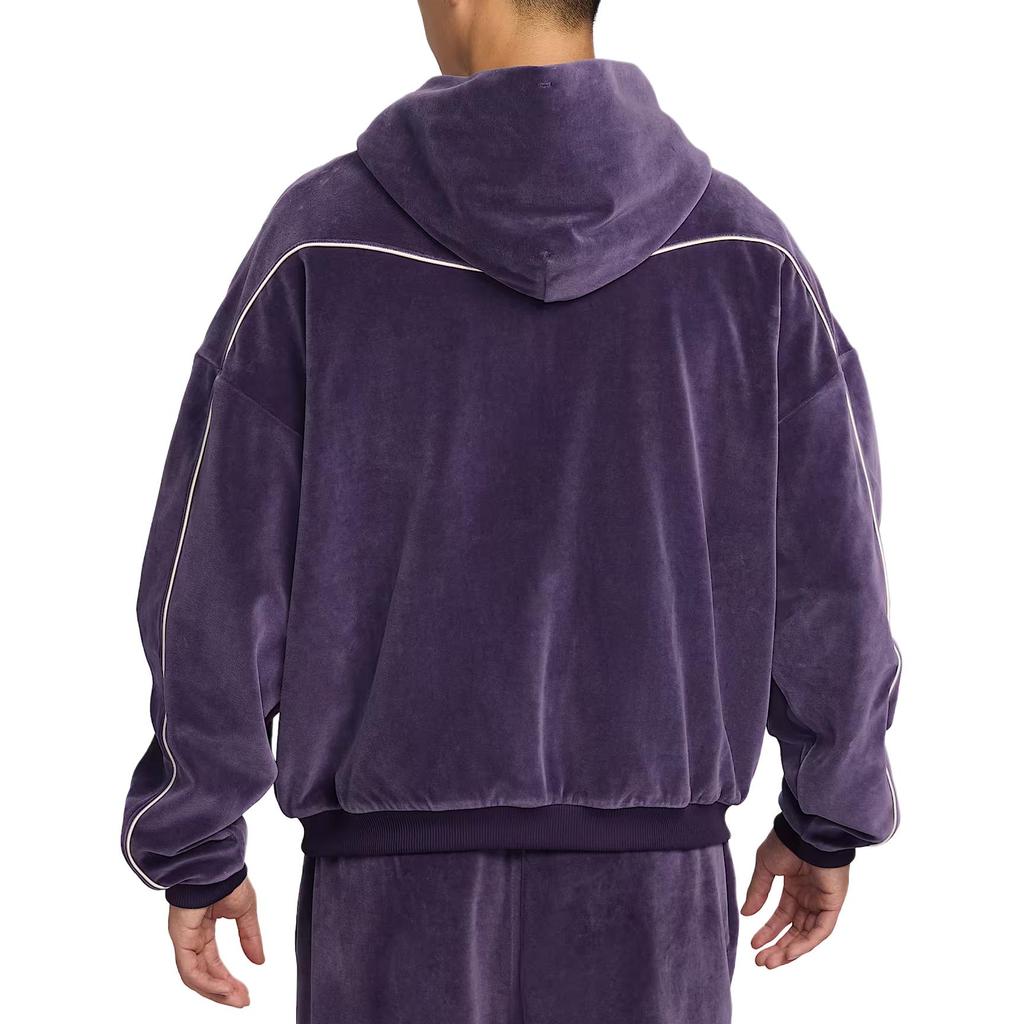 Nike LeBron James Aksamitna Bluza z Kapturem na Zamek do Koszykówki Kurtka Męskie kurtki IM0636525