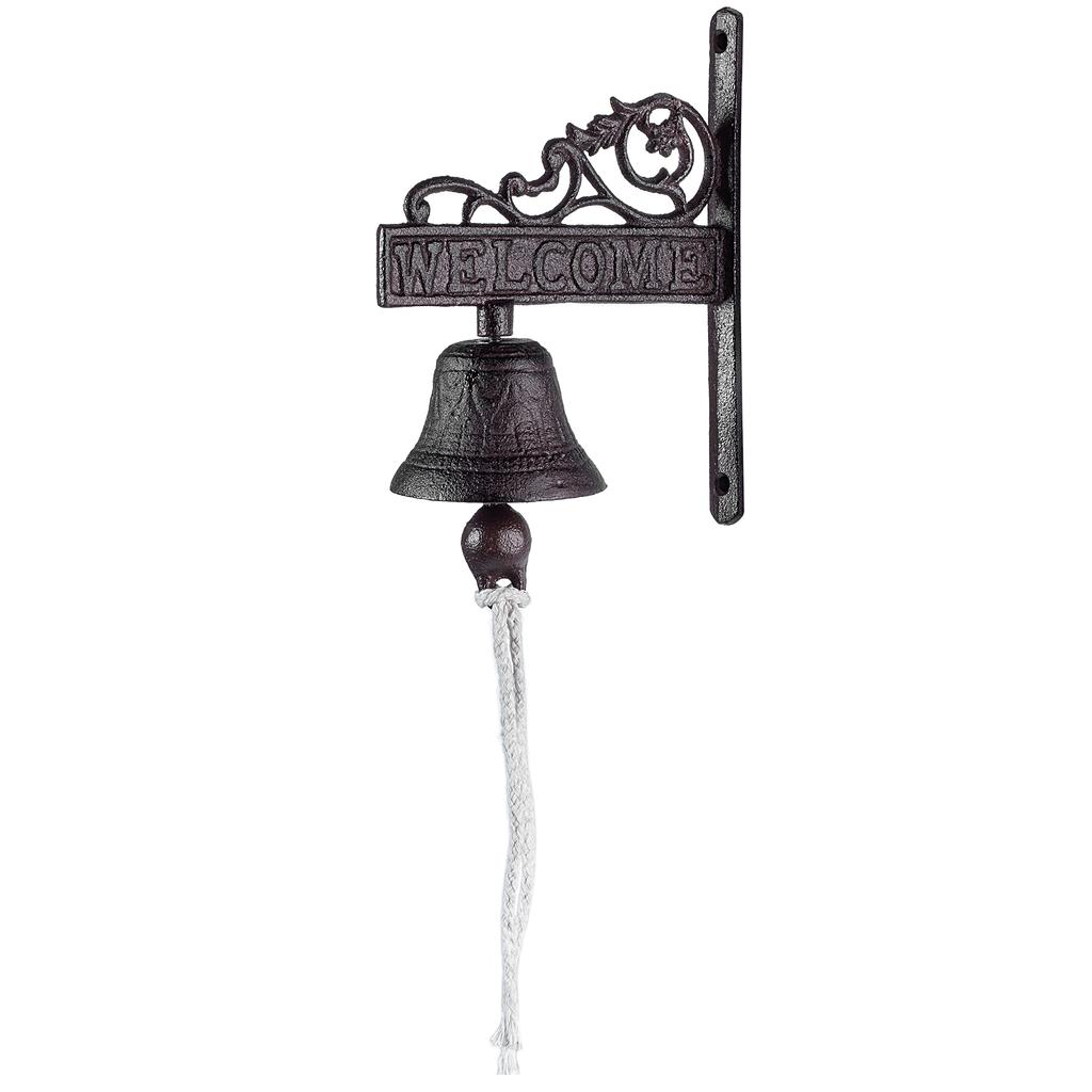 KADAX Cast Iron Door Bell Door Knocker Decorative Bell Retro Bell