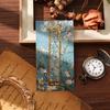 1pc Portable Metal Bookmarks Hollow Out Oil Painting Series Van Gogh Bookmarks Vintage Aesthetic Reading Page Clip Students