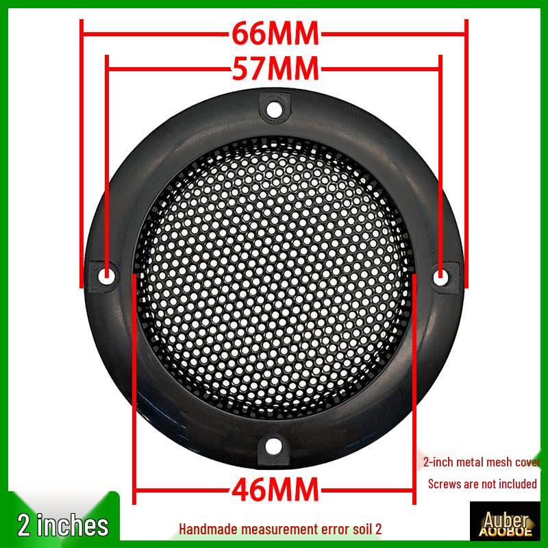 Metal Mesh Speaker Grille Dustproof Cover for 2-10 Inch Car Speakers
