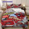 Spider-Man Superhero Series Bedroom Three-Piece Duvet Cover Bedding Set (1*Duvet Cover + 2*Pillowcase, Without Core)