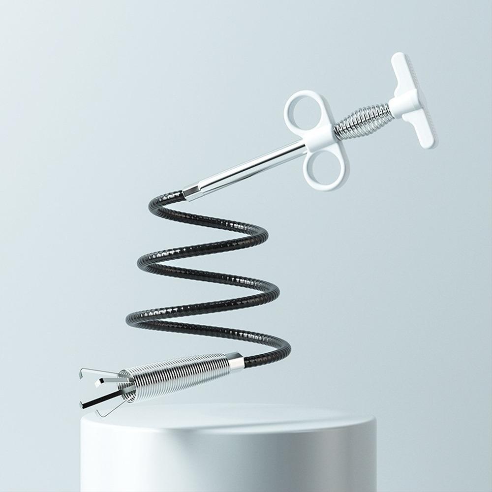 Strumento per dragare tubi a molla per serpenti per sbloccare tubi fognari per strumenti per la pulizia di tubazioni per lavandini per capelli, cucina, bagno