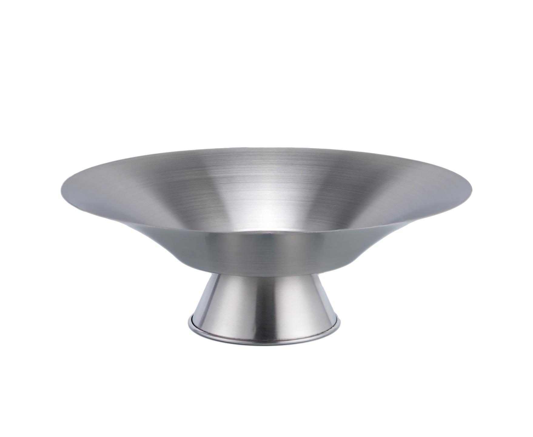 

Fruit-Basket Round Fruit-Bowl Gold Fruit-Stand Home Creative-Snack-Bread Storage Snack-Tray Home Use Pantry Organizer 25CM серебряный