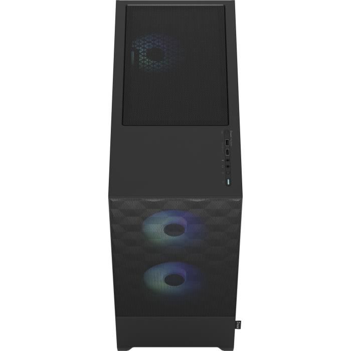 PC Case - Fractal Design - Pop Air Rgb Black Tg - Black (fd-c-por1a-06)