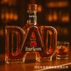 Cross-border European DAD Whiskey Bottle Daddy Whiskey Bottle Glass Bottle