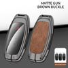 Metal Genuine Leather Auto Key Fob Cover Fit For Nissan X-Trail T33 Qashqai J12 Teana Protect Housing Skin Mount Auto Accessories