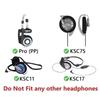 Soft Sponge Ear Cushions Enhances Noise Reductions Earmuff for PortaPro KSC11 KSC17 KSC75 Headphones Earpads Earcups