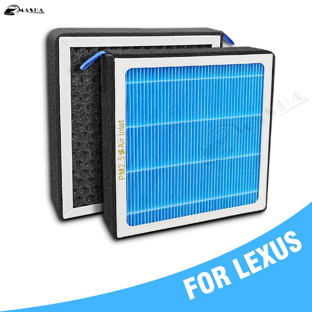 HEPA Cabin Air Filter For Lexus CT200h ES300h ES350 IS350 LX570 NX200t Air-Filters Activated Carbon Conditioner Replacement Kits