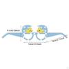 Cute Easter Egg Eyeglasses Photo Props Theme Bunny Carrot Glasses for Birthday Parties