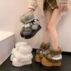 Fleece Northeast snow boots are not tired, winter long festival thickening season hairy feet women wear outside