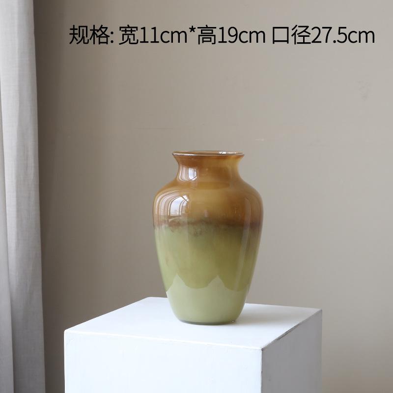 

Luxury Glass Vase for Living Room Tabletop Flower Arrangement Home Decor Hotel Showroom Decoration