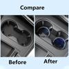 Per Auto VW Sottobicchiere Laser Antiscivolo Slot Portabicchieri d'Acqua Tappetino Ammortizzante Per Volkswagen GTI Golf 6 7 8 Polo VW R-Line CC Pass