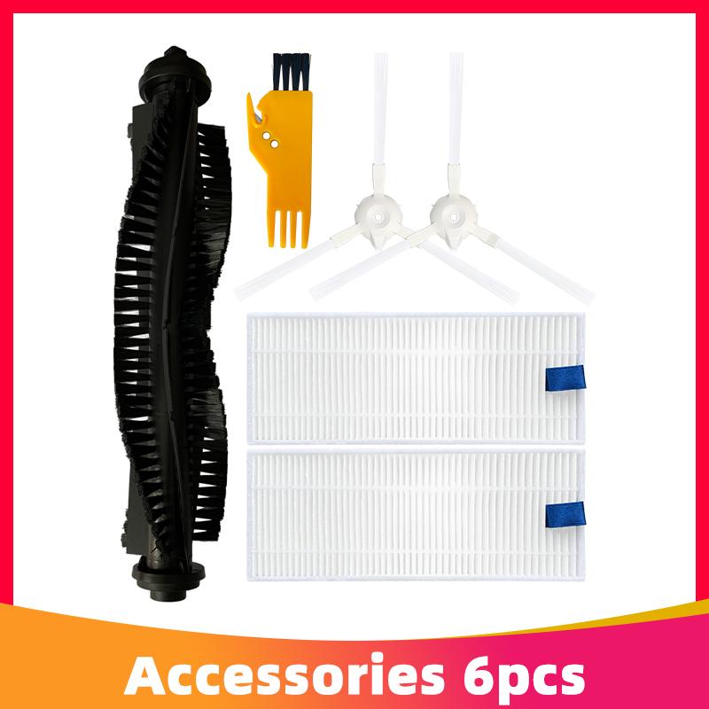 Fit For ( 360 S6 / Tefal Rowenta X-plorer 75 Serie Animal ) Main Side Brush Filter Mop Robot Vacuum Cleaner Spare Part Accessory