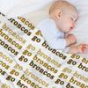 GO BRONCOS // WESTERN MICHIGAN UNIVERSITY Throw Blanket Soft Beds Furrys Luxury St Moving Blankets
