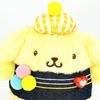 Sanrio Pompompurin Gingham Denim Mascot Plush Sanrio