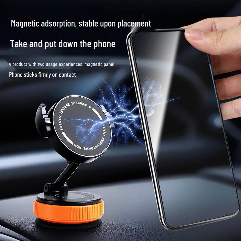 Magnetic Car Phone Holder with Suction Cup – Strong Grip for Universal Navigation