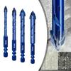 Dreieckige Spiralbohrer für Mauerwerk für Glasbohren Präzise Lochherstellung