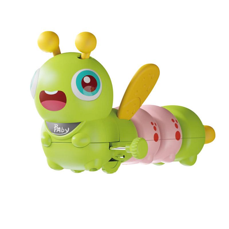 Colorful Baby Bee Winding Toy For Infants With Fun Stretching Caterpillar Design