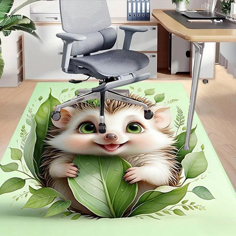 1PC Hedgehog Leaf Anti-slip Carpet, Suitable for Office, Bedroomand Playrooms. It Can Also Be Used As a Sofa Footrest cover-R111