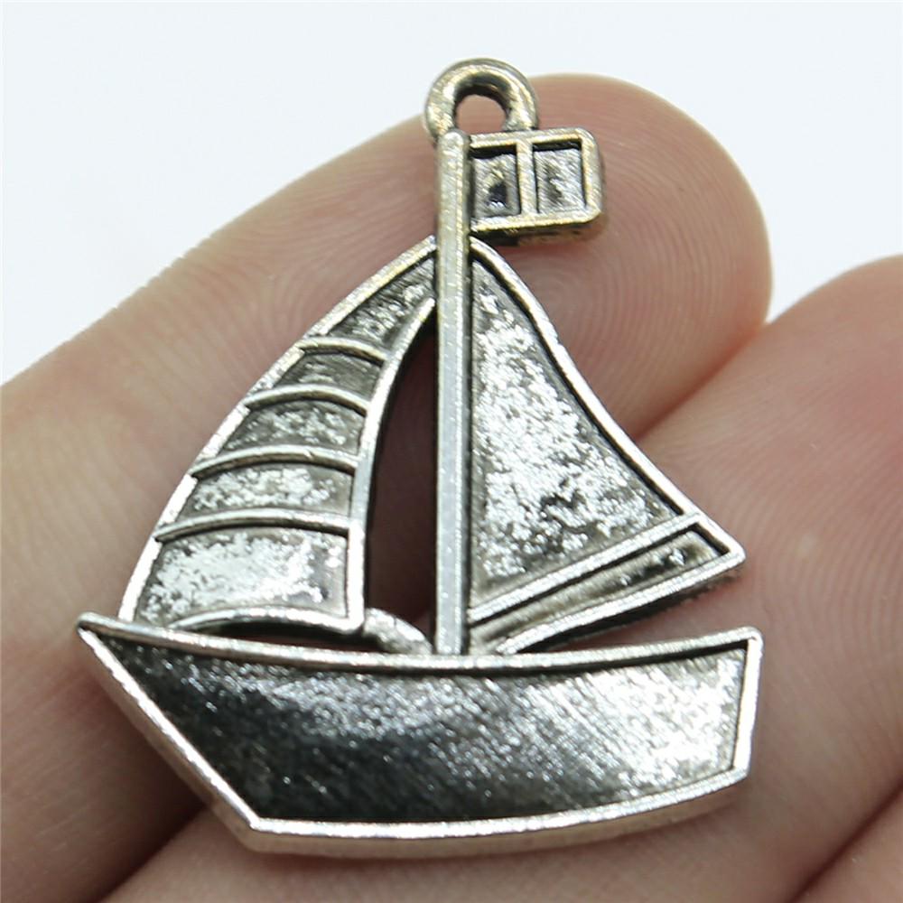 4 Pieces Mix Ship Anchor  Decor Charms For Jewelry Making Boat Anchor Diy Craft Supplies Men Jewelry Decorative Jewelry Gift