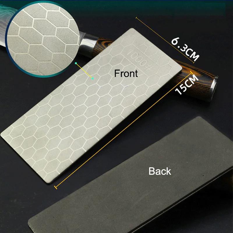 400# 600# 1000#  Kitchen Diamond Knives Sharpening Stone Multifunction Ultra-thin Honeycomb Manual Knife Sharpener Kitchen Tools