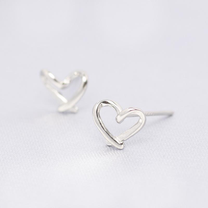 Modne koreańskie kolczyki sztyfty ze srebra s925: Prosty geometryczny design dla kobiet - 25 najlepiej sprzedających się stylów