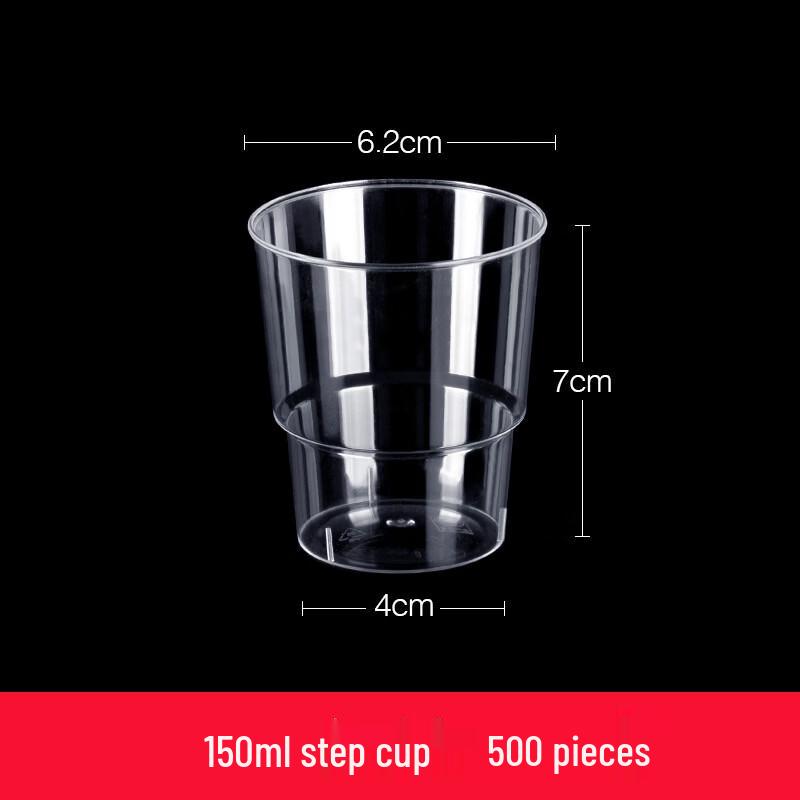 LanTuan 150ml Disposable Transparent Plastic Cups