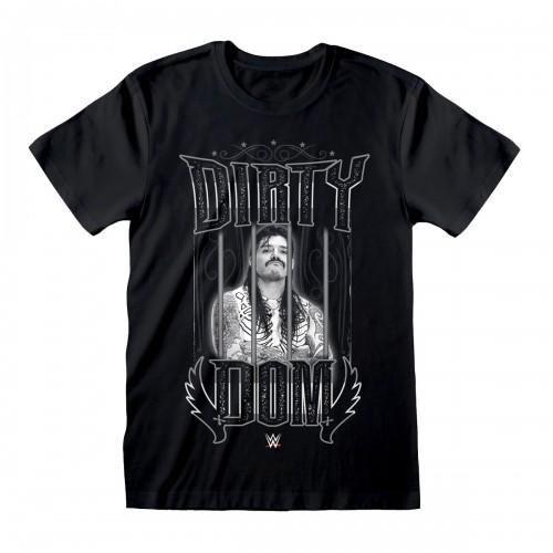 WWE Unisex Adult Dirty Dom Printed Regular T-Shirt