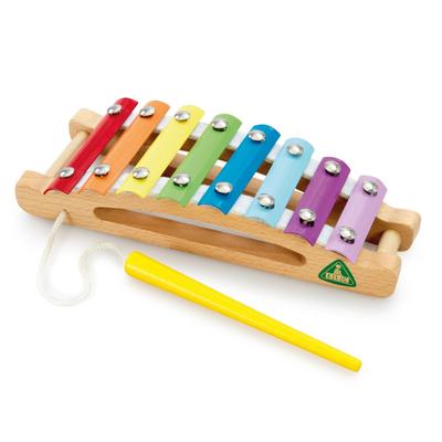 Early Learning Center Wooden Rainbow Musical Educational Authentic Xylophone, Metallophone, Instrument, Toy, 200229,
