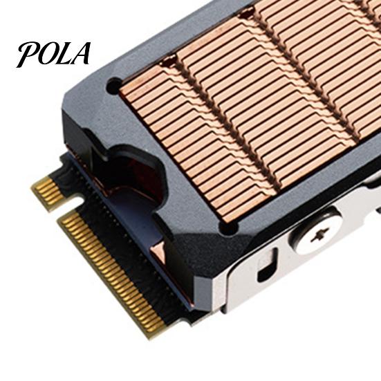 Solid State Drive Cooler SSD Radiator Professional Temperature Control Metal PWM Cooling Fan Hard Disk Heat Sink Thermal Pad for M.2
