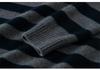 Women's Pure Cashmere Retro Stripe Round Neck Sweater
