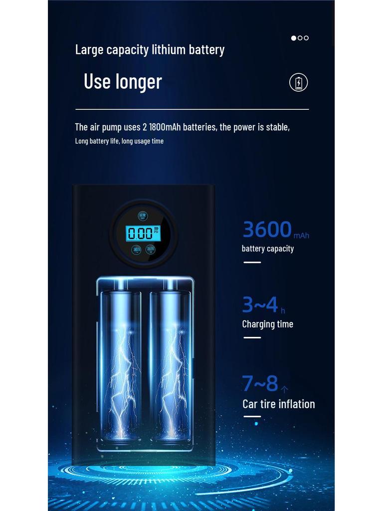 Portable Digital Display Wireless Car Tire Inflator