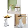 Modern Arctic Bear Key Holder Tray With Silicone Material For Living Room Decor