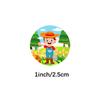 100-500Pcs Cartoon Farm Animal Stickers Diy Gift Handmade Scrapbooking Stationery Sticker Gift Decoration Label
