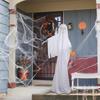 Eerie Halloween Hanging Skull Sound Activated Shrills Grim Reapers Thrilling Festivals Party Decorations for Outdoor