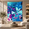 Decorative Tapestry,Sonic Printed Wall Art, Lightweight Wall Hanging For Bedroom Background
