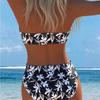 1011 nowy komplet bikini dwuczęściowy top bandeau kostium kąpielowy damski kostium kąpielowy oddychający i cienki