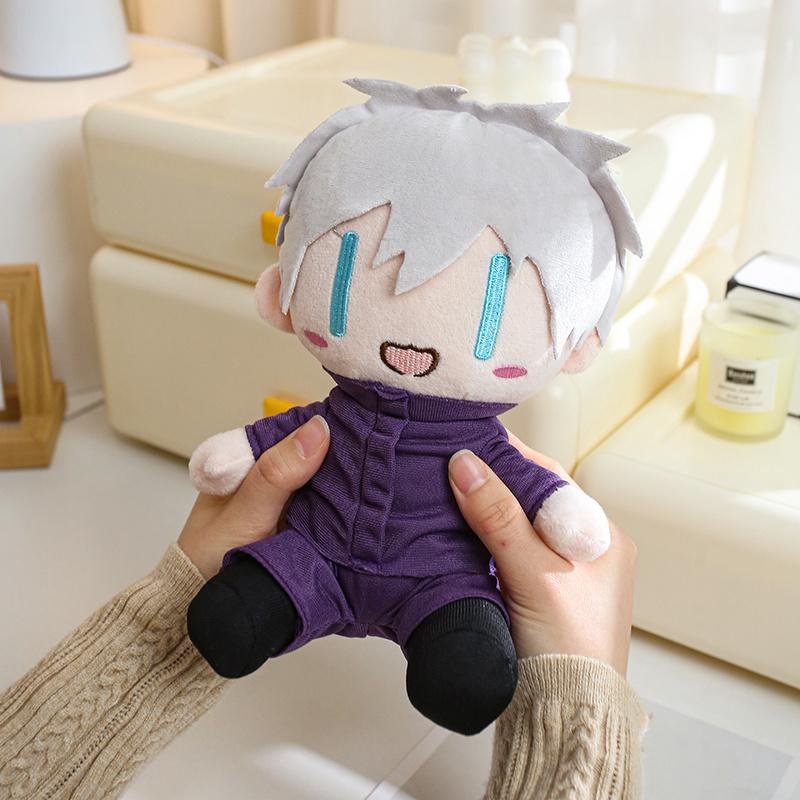 20cm Jujutsu Kaisen Plushie Satoru Gojo & Megumi Fushiguro Stuffed Doll Anime Merchandise JJK Stuffed Toy