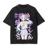 Summer Needy Streamer Overload Washed T Shirt Merch Harajuku TShirts Unisex Women Tee Shirt