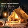 Retractable 3000 Lumens Folding Camping Lantern with Stand and Atmosphere Lighting