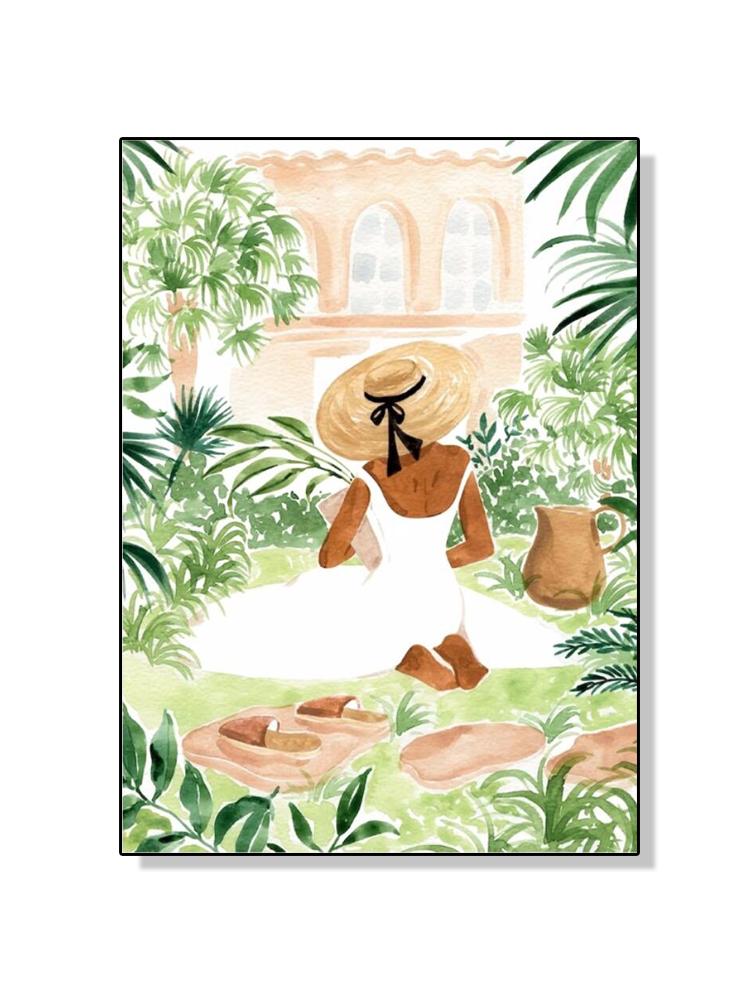 

Летние каникулы в северном стиле, бассейн, плавание, ботанические растения, плакаты, картины на холсте, абстрактные настенные рисунки, современная эстетика, комната, домашний декор 21x30cm No Frame