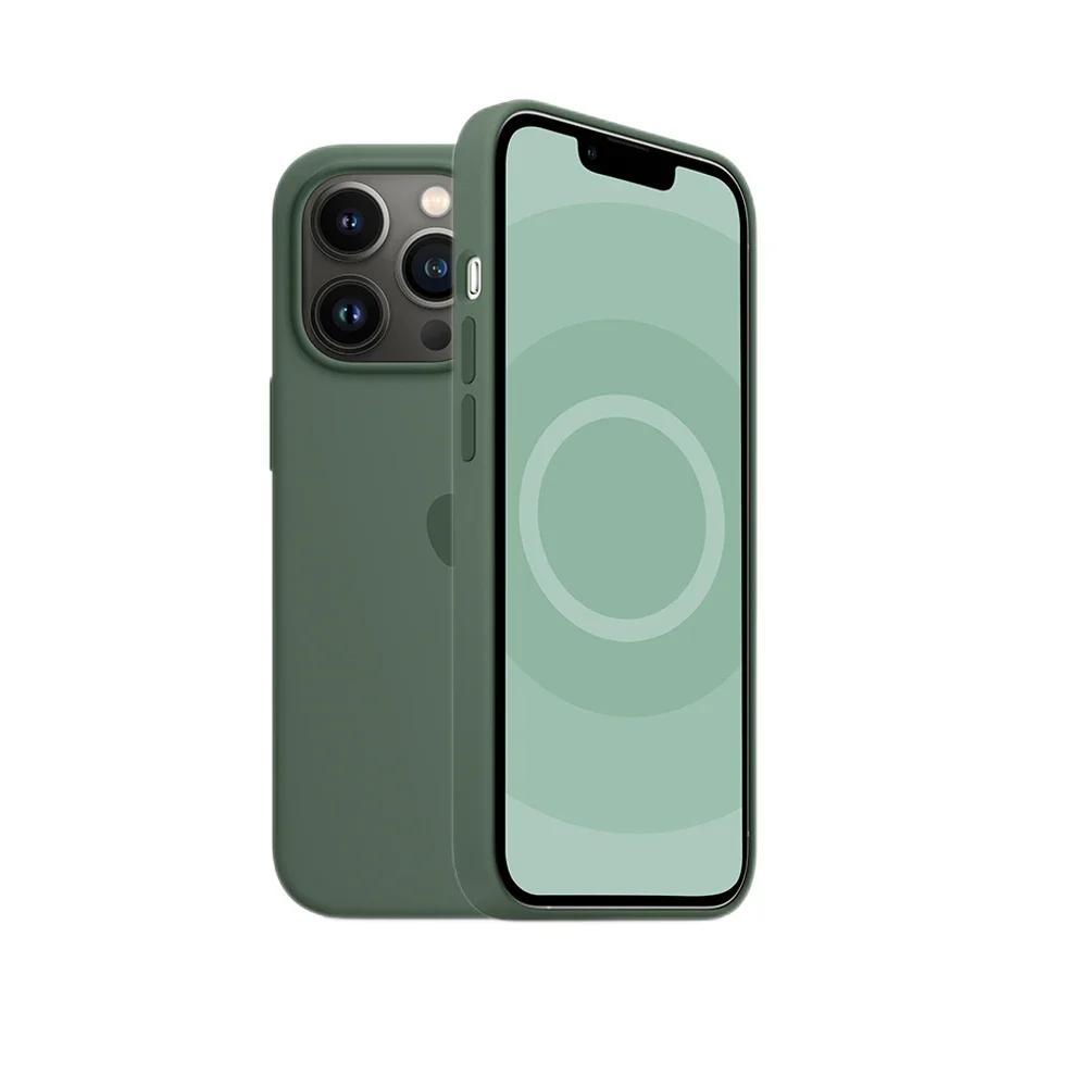 Apple iPhone 13 Pro Max pro Hülle Animation Magsafe Flüssigsilikon Magnetische Hülle für iPhone 13 Kabelloses Laden Schutzhülle